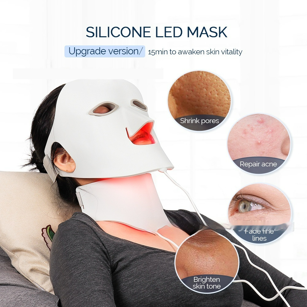 “Smart LED Light Therapy Mask – 7‑Color Skin Rejuvenator”