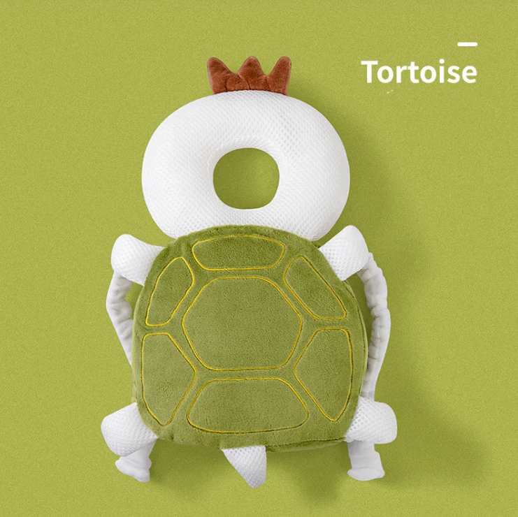 “Tortoise Toddler Head Protection Pad – Safety Cushion for Babies”